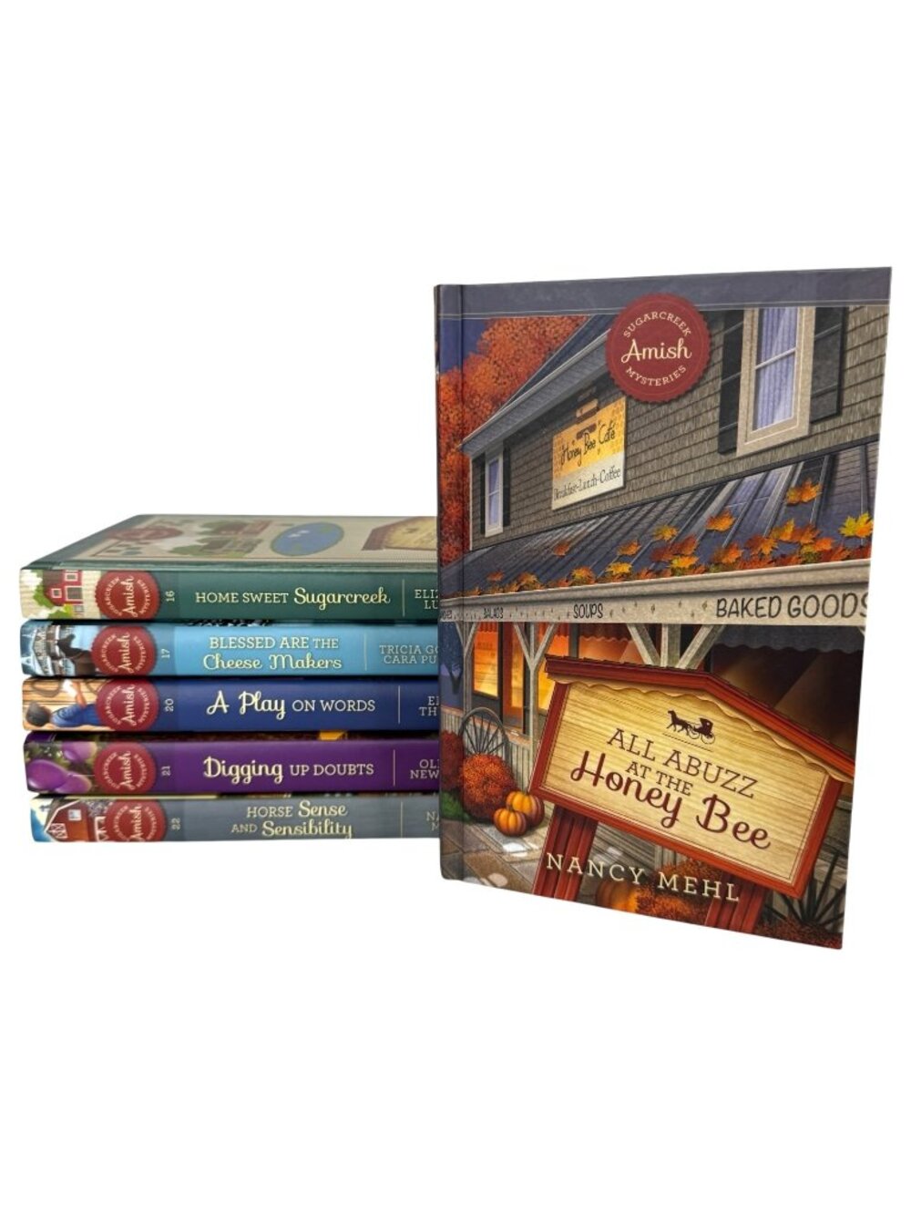 6 Sugarcreek Amish Mysteries Book Set Volumes 15-17, 20-22 Hardcover Guideposts